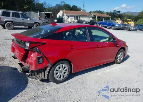 2021 Toyota Prius L Eco z USA, uszkodzony, nr VIN JTDKAMFUXM3133862